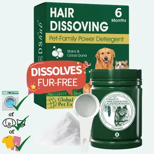 Seedshub Pet Hair Dissolving Laundry Powder - Pet Hair Removal, Laundry Detergent, Stain Remover, for dog and cat hair, Pet Onwer Essential Care, for Top and Front Load Washer, Deordorizer, Household Items, Septic Safe TikTokShopSpringGlowUp