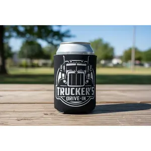 Trucker's Drive-In Koozie Beverage Drink