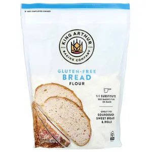 King Arthur Baking Company Gluten Free Bread Flour, 2 lbs (907 g) King Arthur Baking Company Gluten Free Bread Flour, 2 lbs (907 g)