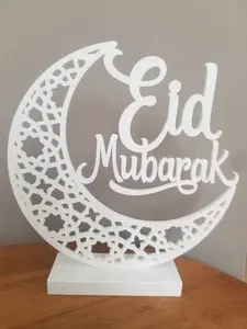 Any Color Crescent Eid Mubarak Decor