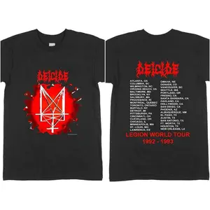 DEICIDE LEGION WORLD TOUR 92-93 COMFORTABLE NEW T-SHIRT