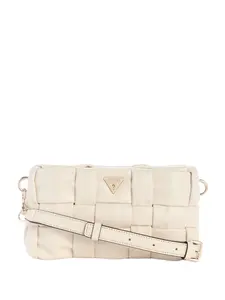 GUESS Female Marion Woven Mini Crossbody