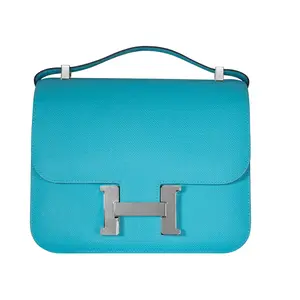 Pre-owned HERMÈS Epsom Shoulder Bags Hermes Constance 24