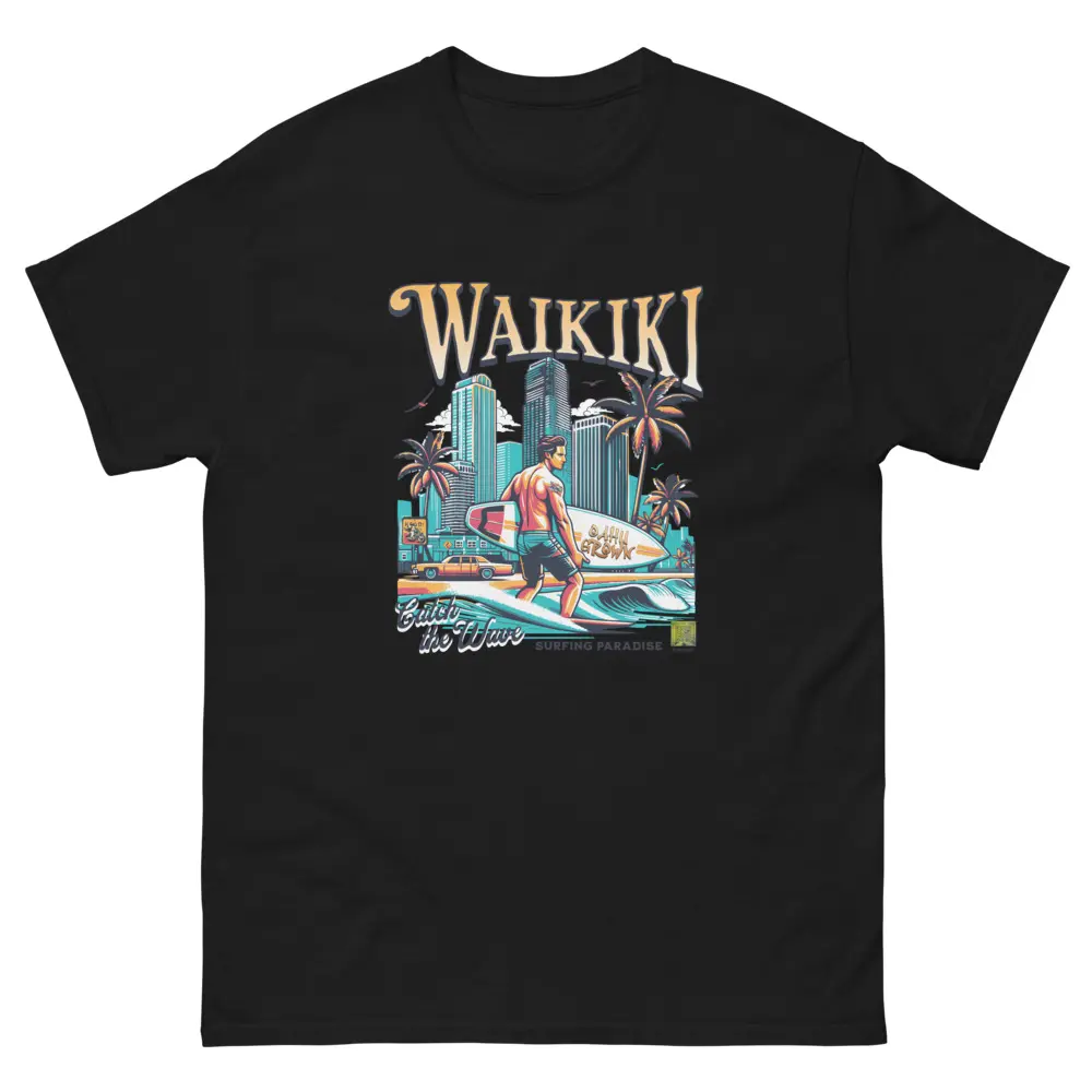 Waikiki oahu grown classic tee Cotton Fabric
