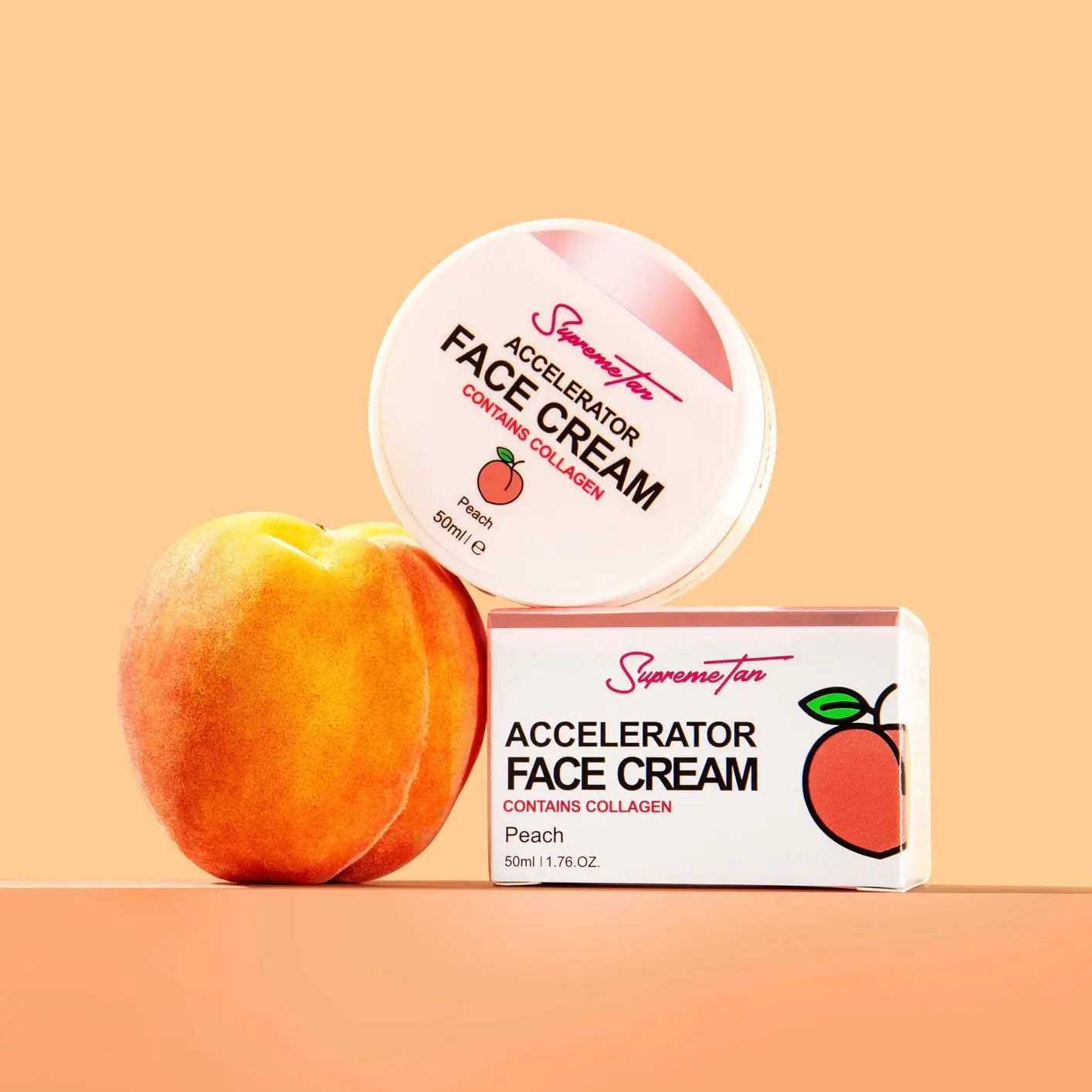 Accelerator Face Tanning Lotion - Lightweight Formula Contains Collagen, Carrot Oil, Shea Butter, Tyrosine, Coconut Oil, Vitamin E | Designed to Maximise Face Tan Suitable for Indoor & Outdoor Tanning