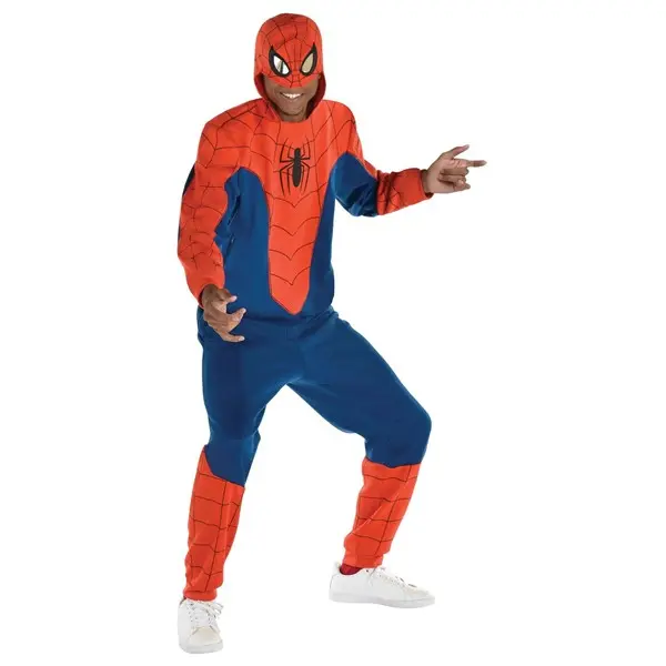 Men's Spider-Man Onesie Costume Men's Spider-Man Onesie Costume