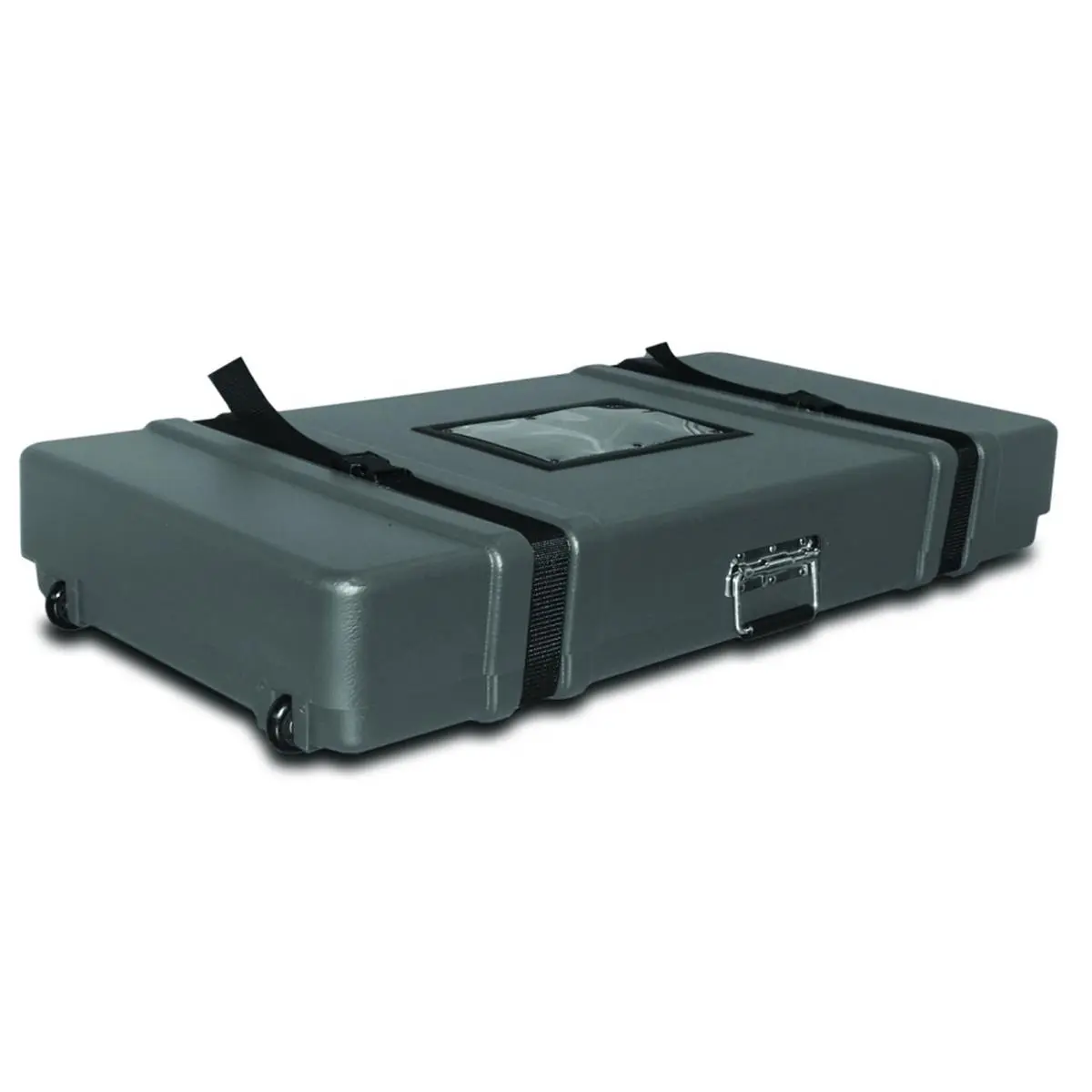 Test-Rite Portable Travel Bag - Heavy-Duty Wheeled Hard Case with Sturdy Handle, Durable Rugged Thermoformed Polyethylene Shell for Shipping Graphics, Comfortable & Sturdy, Made in USA
