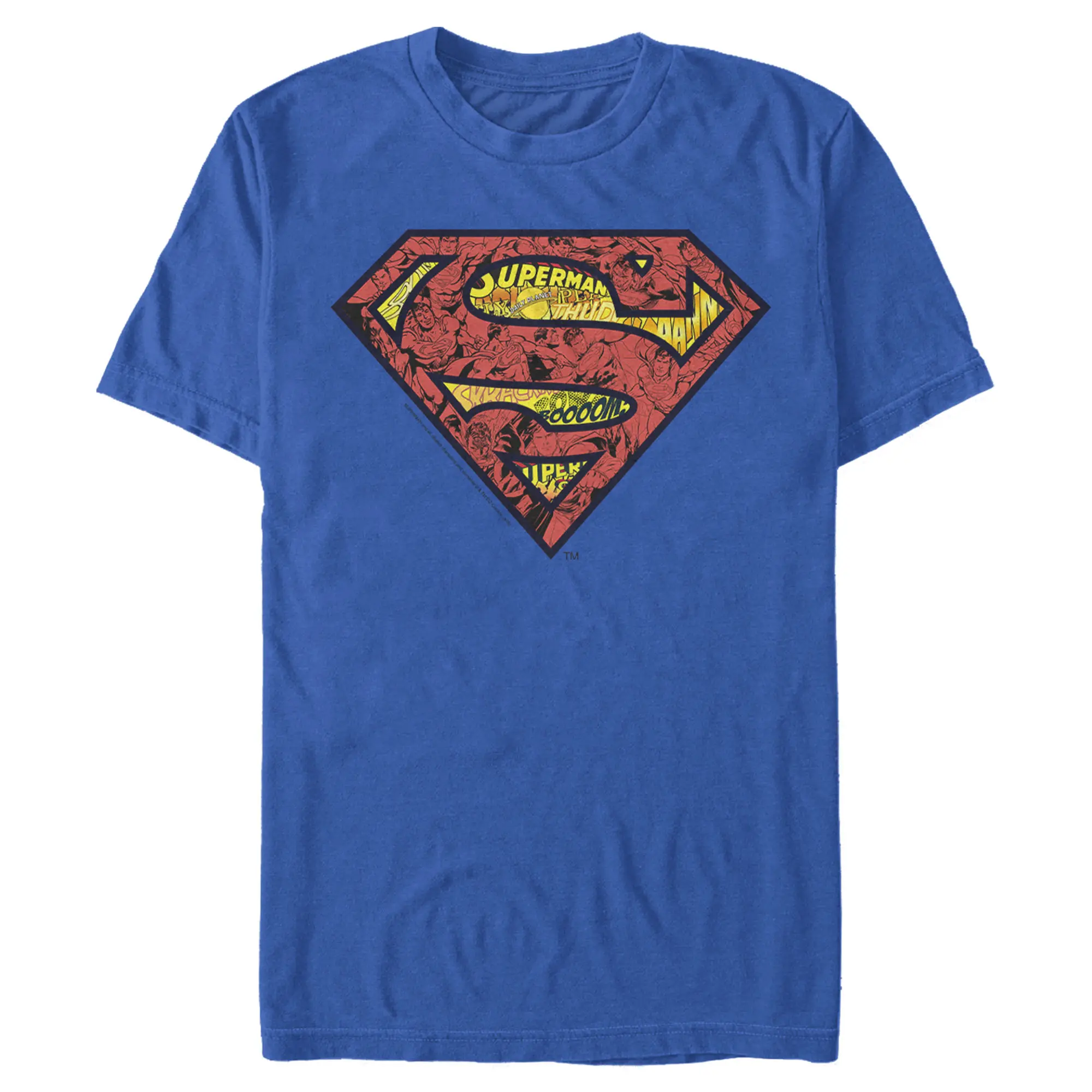 Men's Superman Logo Collage T-Shirt Men's Superman Logo Collage T-Shirt