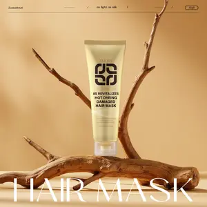 XIAOKS 8-Second Salon Non-Sulfate Alcohol-Free Deep Conditioner - Collagen & Keratin, Coconut Oil & Hyaluronic Acid, Repair & Nourish Dry Damaged Bleached Permed Hair, 2.46 oz Colágeno Hair Mask, Non-Sulfate Hair Masks scalp