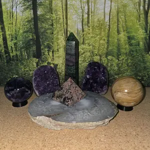 Beautiful crystals as shown
