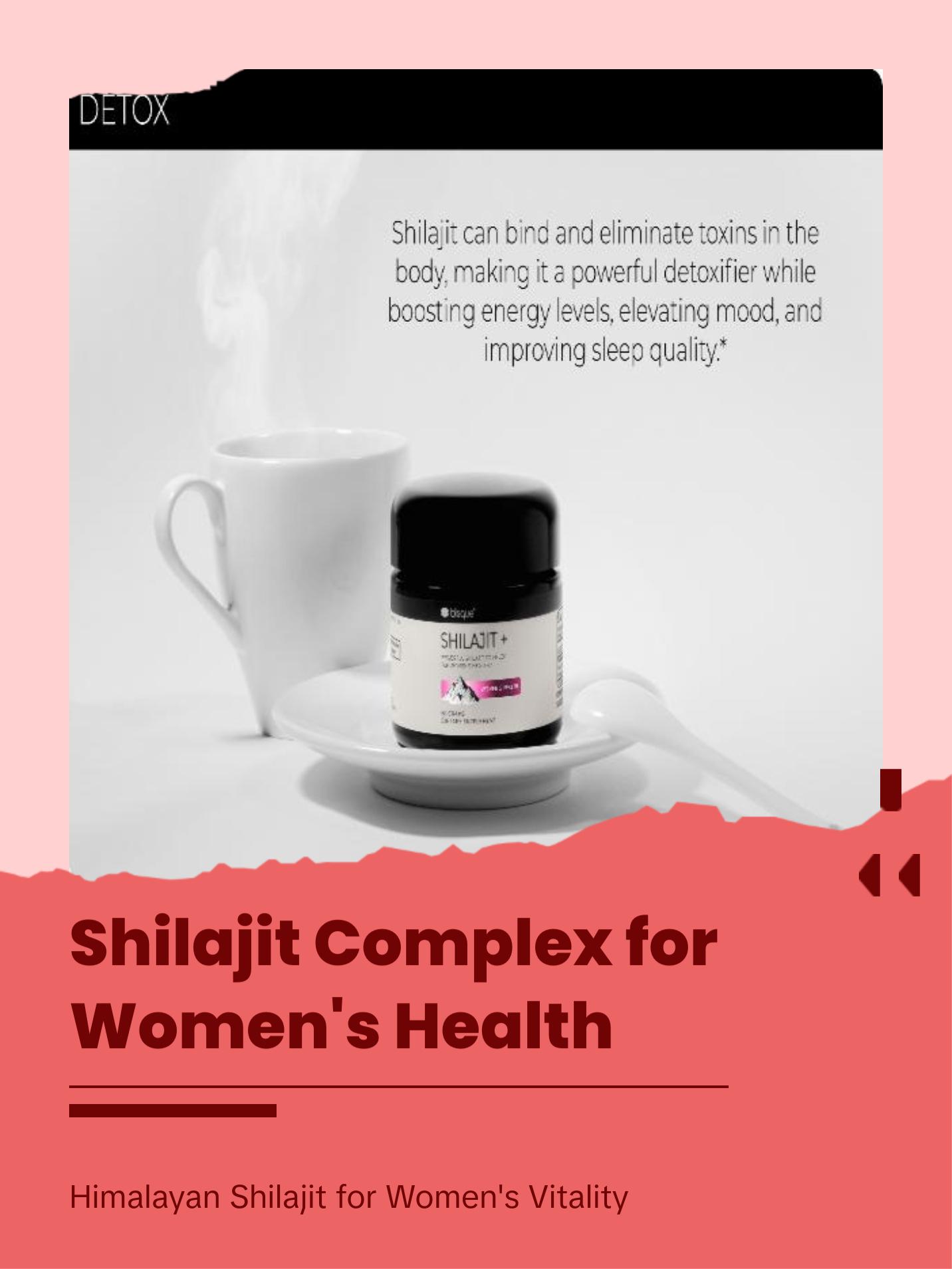 SHILAJIT +POWERFUL SHILAJIT COMPLEX FOR WOMEN’S HEALTH.*