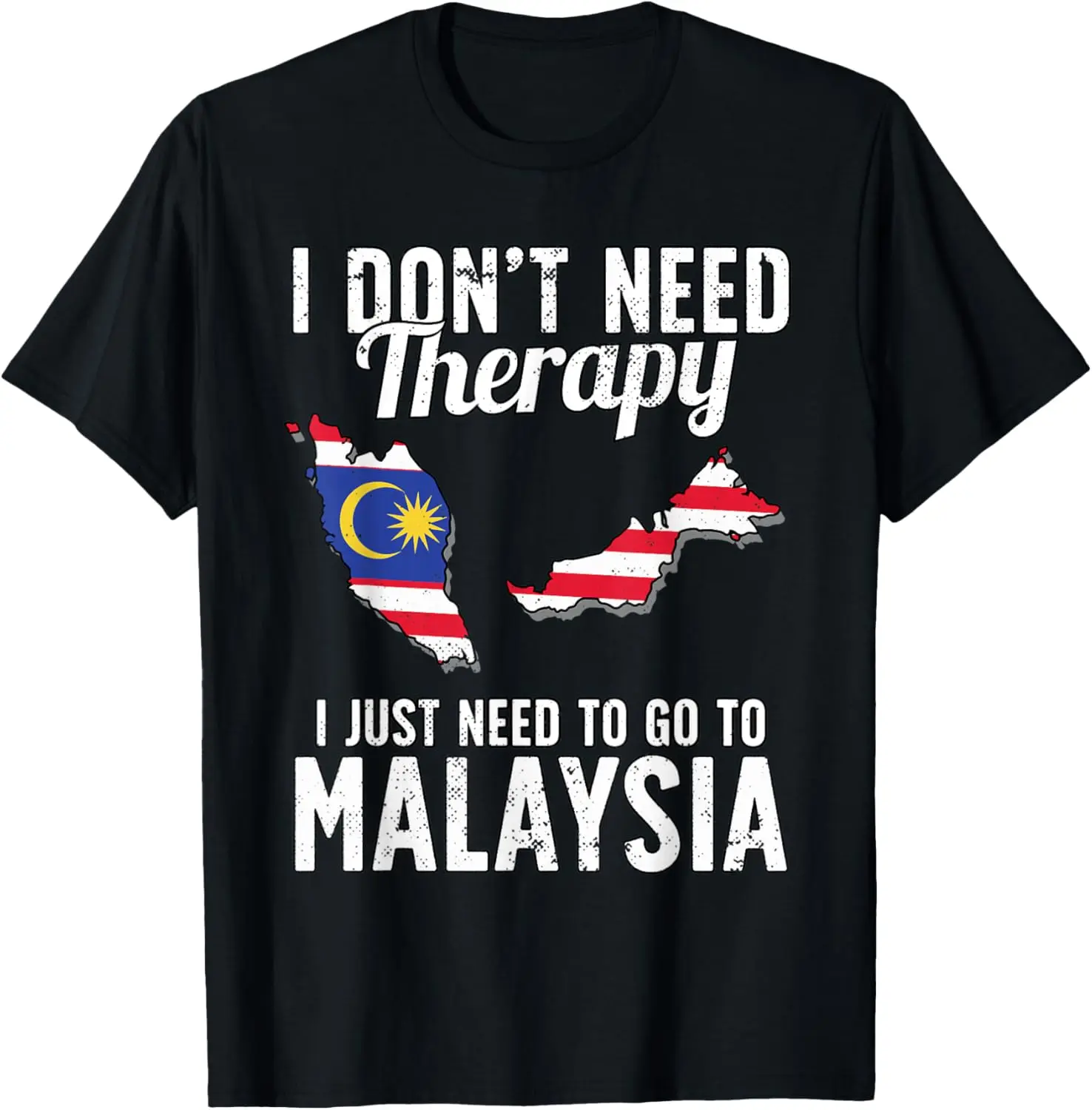 Vintage Malaysian Flag Graphic T-Shirt for Women, Distressed Cotton Streetwear Top with Short Sleeves, Casual Everyday Clothes