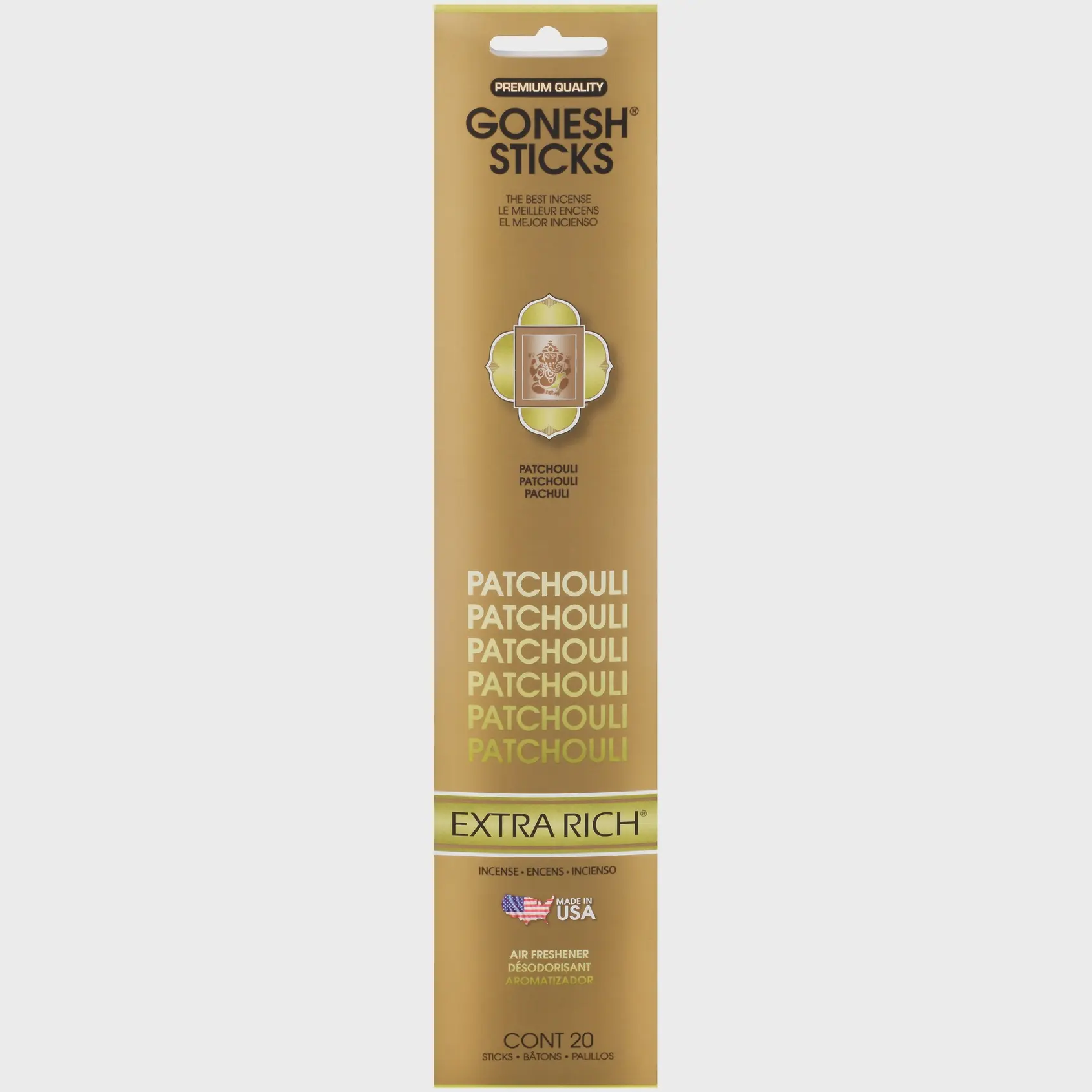 Gonesh Patchouli Incense