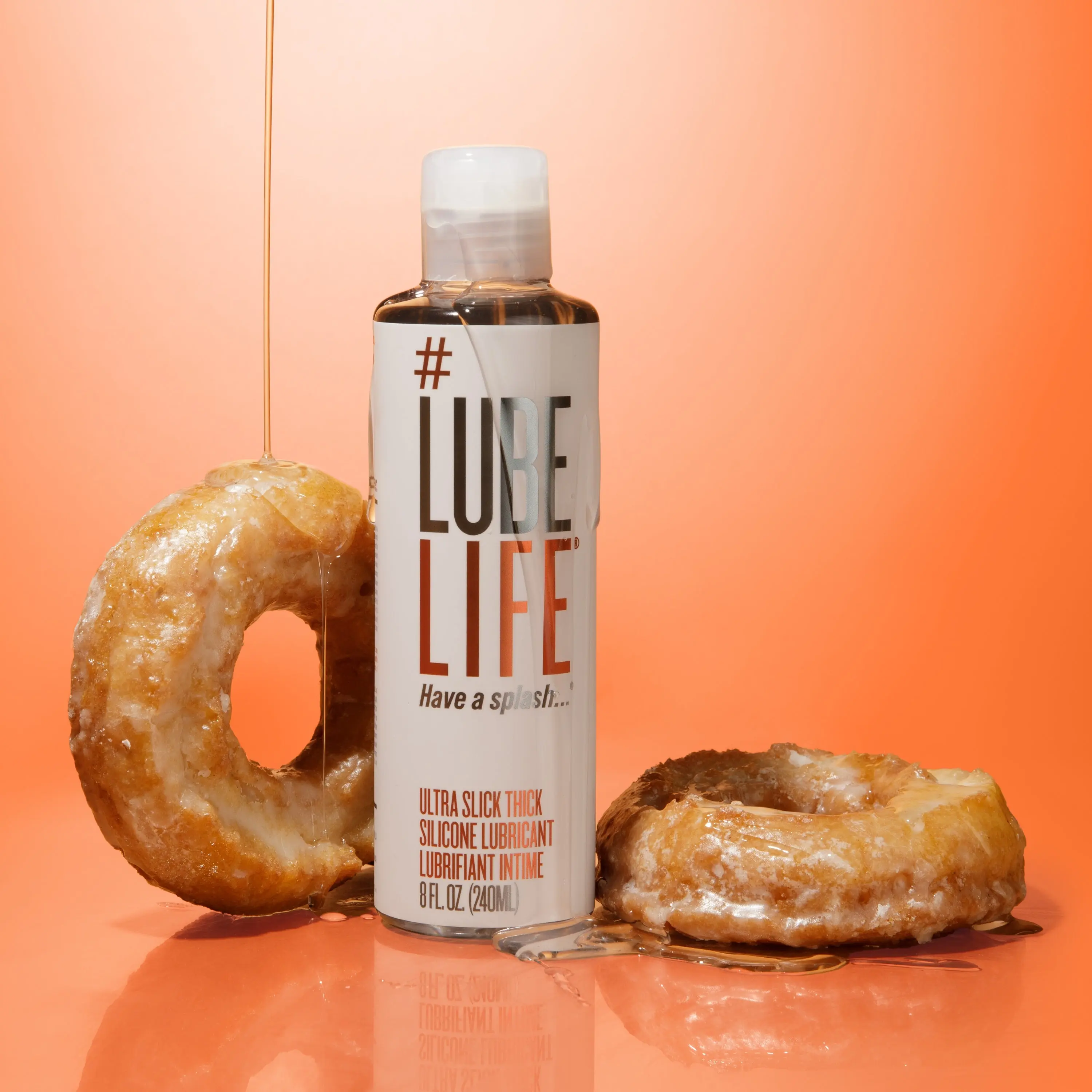 LubeLife - Ultra Slick High-Viscosity Silicone Personal Lubricant — Thick Glide (8 oz)