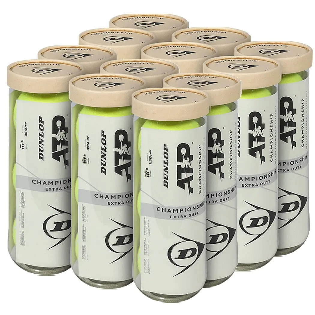 Dunlop ATP Championship Extra Duty Tennis Balls - Half Case (36 Balls)
