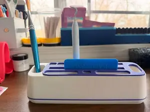 Circuit inspired Tool Holder 3d printed