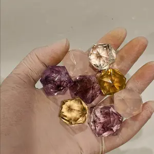 Faceted Crystal Gems,  Natural Crystals, Home Ornament