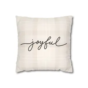 Cozy Chic Faux Suede Pillowcase, Rustic Home Decor, Pillow Cover, Farmhouse Style Cushion, Modern Home Accessories, Neutral Throw Pillow
