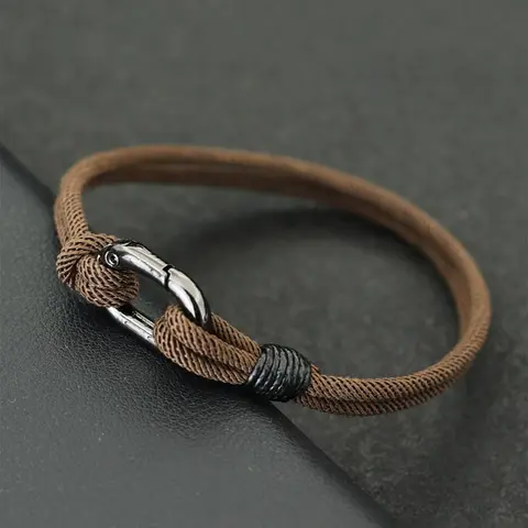 Men's Minimalist Plain Color High Quality Bracelet, Fashionable Jewelry for Parties and Daily Wear, Trendy All-match & Exquisite Jewelry for Birthday Gift, Minimalist Bracelets