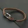 Men's Minimalist Plain Color High Quality Bracelet, Fashionable Jewelry for Parties and Daily Wear, Trendy All-match & Exquisite Jewelry for Birthday Gift, Minimalist Bracelets