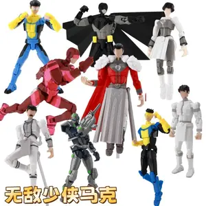 In Stock 3d Printed Multi Joint Movable Doll Action Figure Invincible War Tech Jacket Model Figure Desk Ornament Collection Gift