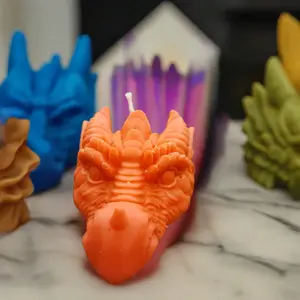 Mystical Dragon Wax 10oz shaped Candle- Charleston Wv