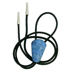 112 CARAT TAPERED CUSHION LAPIS LAZULI CAB CABOCHON GEM BOLO TIE EBS2214/42625