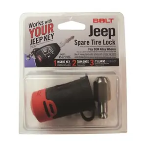 212 MAIN Spare Tire Security Lock - Key Operated Stainless Steel Device, Fits 1991-2015 Vehicles, Prevents Theft, Includes Wheel Lock Keys for Auto Use