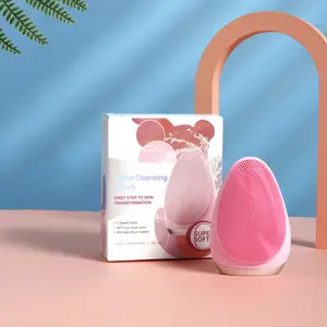 New Arrival Skin Care Device Waterproof Soft Silicone Face Washing Brush Facial Massager Electric Cleansing Brush