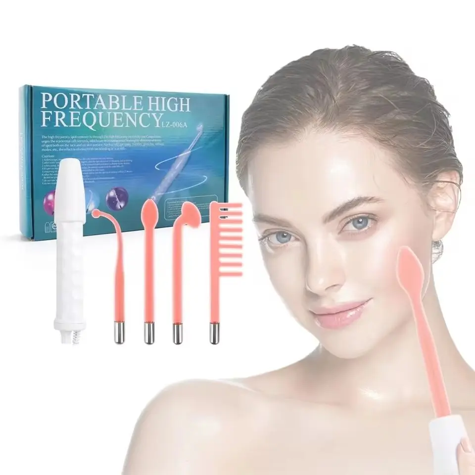 Portable High Frequency Massage Comb, Facial Care Beauty Tool, Us Plug, 4-In-1, New Condition, Power Consumption 100-120v/50-60hz