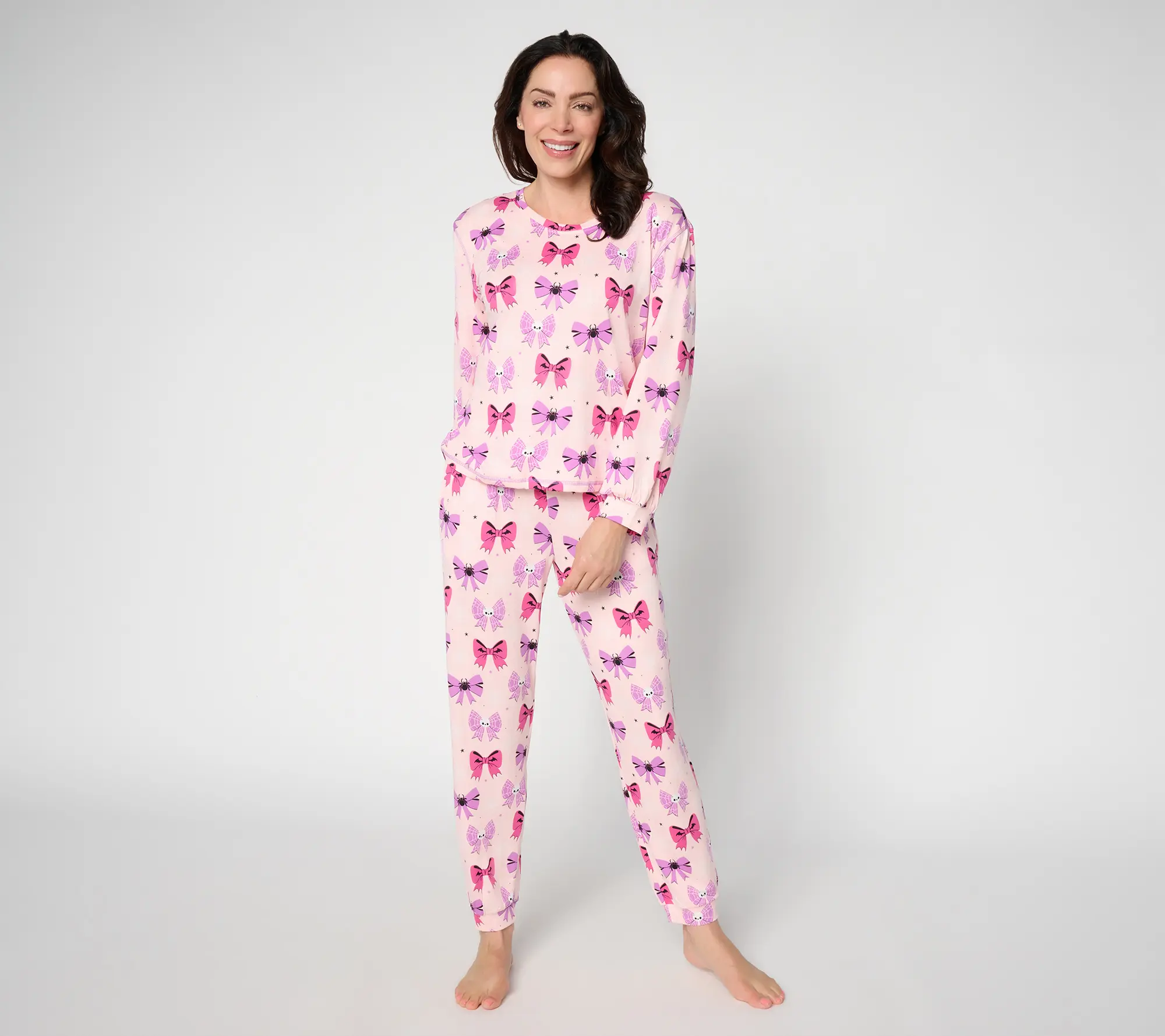 MUK LUKS Cloud Knit Halloween Pajama Set