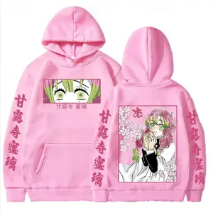 Kanroji Mitsuri Anime Sweatshirt, Hoodie, Demon Slayer Character Hoodie, Dm Manga Shirt, Gift For Anime Lover, Unisex Graphic Hoodie