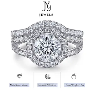 【JYJZZ098】（adele） S925 Silver Fashion Personalized Zirconia Women's Combo Ring, Wedding Engagement Ring, Birthday Gift, Holiday Gift.