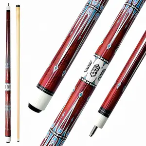 Lynk High-Quality American Red Elegance Handcrafted Maple Wood Pool Cue – 57.5" Long, 20oz, 12.5mm Tip, Split Design, Ideal for 8-Ball & 9-Ball, Training & Competition, Perfect Gift for Pool Enthusiasts