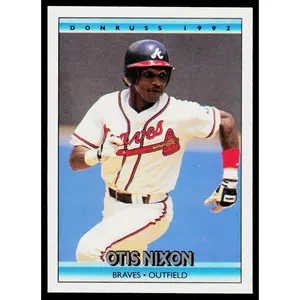 Otis Nixon 1992 Donruss #41 Atlanta Braves