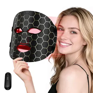 2027 New Facial Light Therapy Device, Facial Care Instrument, Seven Color LED Home Facial Mask, Led Face Mask, Skin Renewal, Portable, Ideal for Travel and Home Use, Perfect Gift