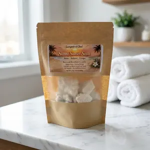 Sunny Sunset Soak Luxury Bath Crumble | Warm, Calm Fizz Bath Reset | Reset • Release • Escape | Sunset-Inspired Soak Vibes