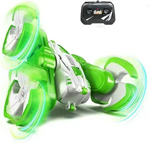 RC Car Remote Control Car, 4WD Stunt Car Rechargeable Double Sided 360° Flips Rotating Toy Gift Present for Boys and Girls Aged 4+, Indoor, Outdoor