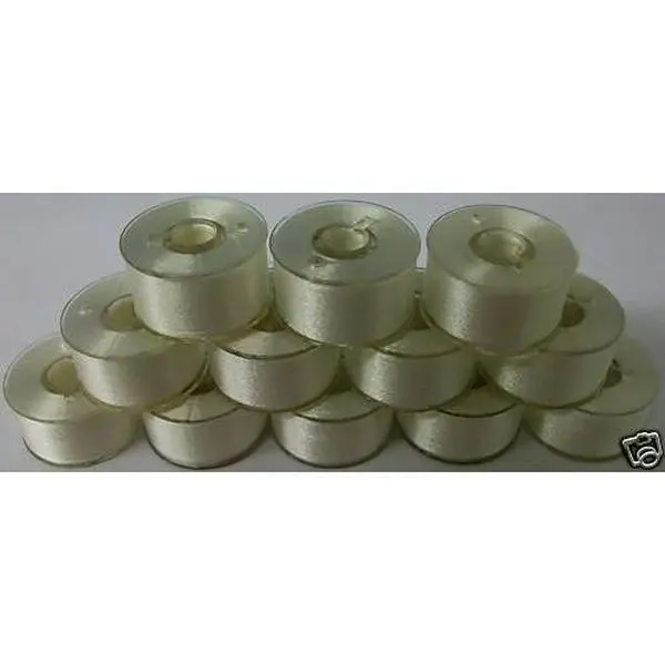 36 Prewound Size A / Style 15 Plastic Sided Embroidery Bobbins SA156