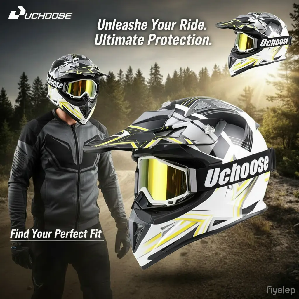 2026 Trend DOT Certified Full Face Dirtbike Helmet - Lightweight, Breathable Off-Road Biker Motocross Helmet with Adjustable Straps, Chinstrap for Adults/Youth, Full Face Helmet 2026 Trend DOT Certified Full Face Dirtbike Helmet - Lightweight, Breathable Off-Road Biker Motocross Helmet with Adjustable Straps, Chinstrap for Adults/Youth, Full Face Helmet