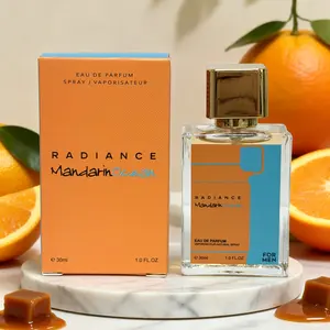 Mandarin Ocean Men's Eau De Cologne, 30ML, Long-Lasting Oriental Citrus Scent, Caramel, Cedarwood, Perfect Gift for Occasions