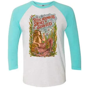Seaweed Siren Baseball T-Shirt