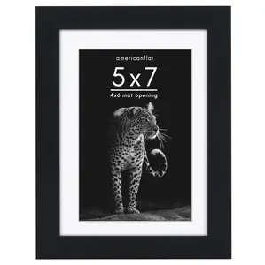 Picture Frame | Gallery Style | With Mat | Protective Glass | Wall Art Display