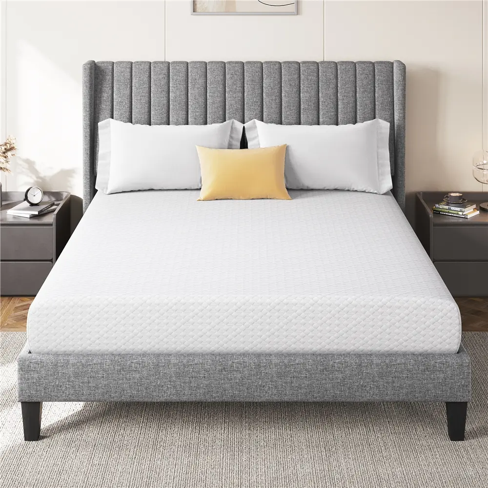 Costoffs Queen Size Premium Memory Foam Mattress - 8/10/12 in Medium-Firm, Cooler Design, Diamond Stitch, Spinal Alignment Support, Pressure Relief, Wide Compatibility, Breathable Bed Mattress, Queen Size Mattress, Mattress Queen Size