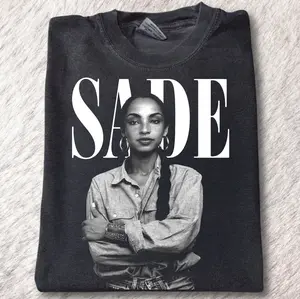 Vintage 90s Sade T-Shirt, Sade Adu Unisex Sweatshirt Womenswear Streetwear Cotton Tops