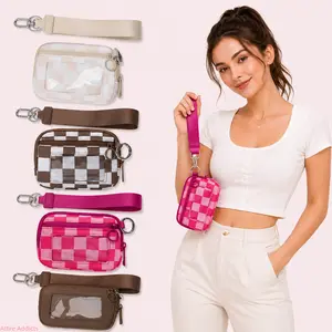 Hot 2026 2nd Gen Multi-Color RFID Pouch Wallet Women Compact Travel-Friendly Card Holder with Key Ring Detachable Strap Trendy Slim Fashion Holiday Gift Everyday Carry Hot Selling Accessory
