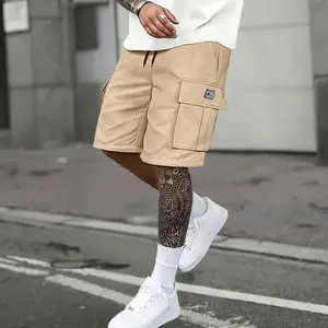 Men's Casual Shorts - Elastic Waistband with Drawstring Design, Multi-Functional Pockets, Durable Non-Stretch Fabric Suitable for Outdoor and Leisure Wear - Perfect Gift for Men, Christmas Gift for Men