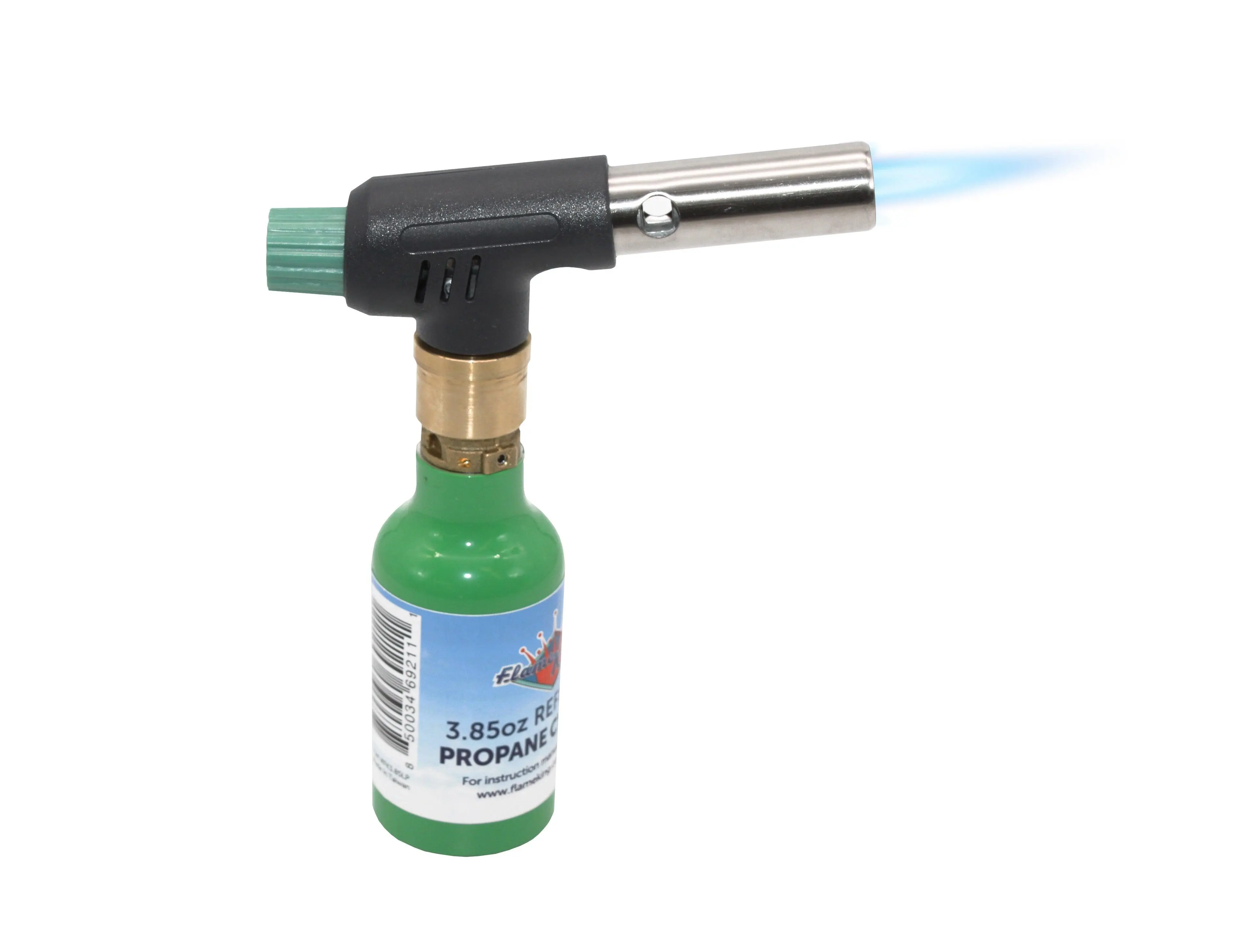 Flame King Mini Propane Blow Torch Head 10,000 BTU for Kitchen, Soldering, Searing, Charcoal/Fire Pit Lighting