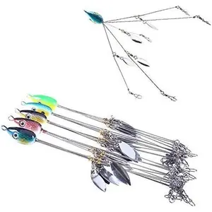 Umbrella Rigs Fishing Rigs Lure for Fishing Bass Bait Lure 8in 1/2OZ Fishing Bait Rigs