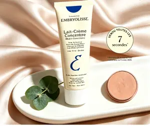 French Pharmacy Favorite: Embryolisse 75ml Lait-Crème Concentré – 6-in-1 Face Cream for Hydration, Makeup Prep & Gentle Cleansing